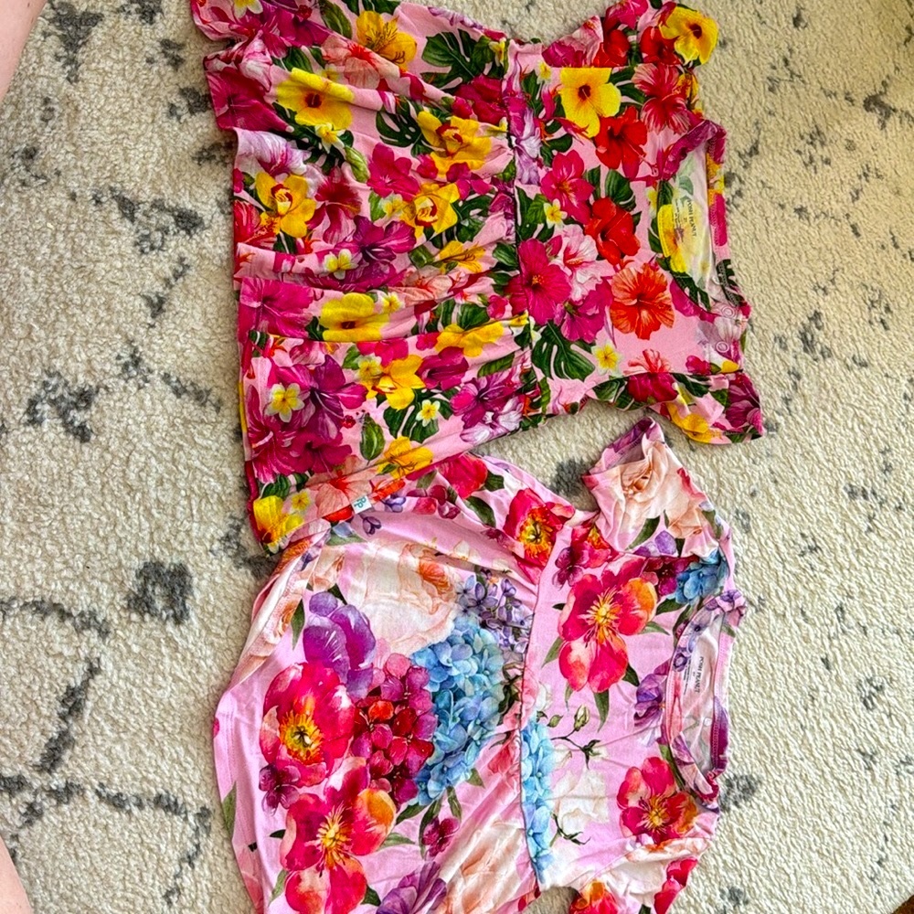 Posh Peanut Toddler Sets - 2T Tops and Bloomers - Hawaiian Prints Retired - Picture 9 of 9
